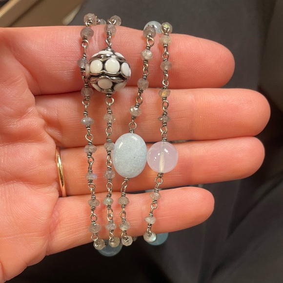 David Yurman Multi Gemstone 46” Necklace - Picture 5 of 9